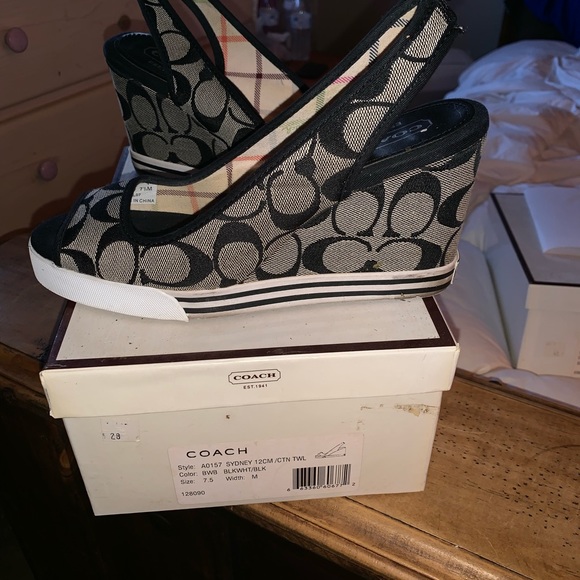 Coach wedge shoes - Picture 2 of 4